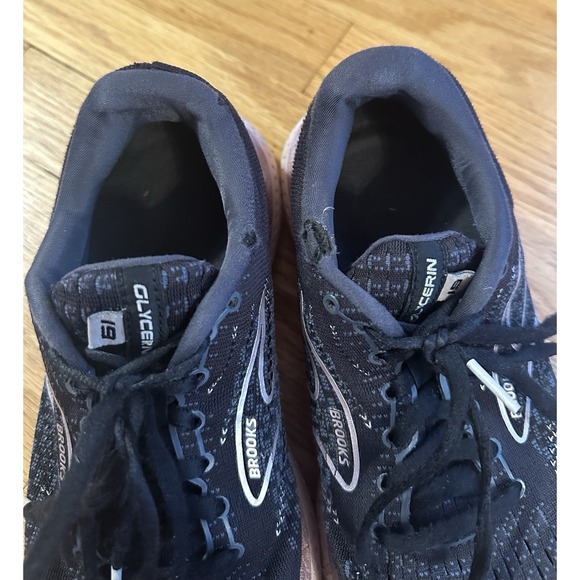 Brooks Glycerin 19 Women's Running Shoes Black Pink Wide D US 7 - Picture 8 of 10